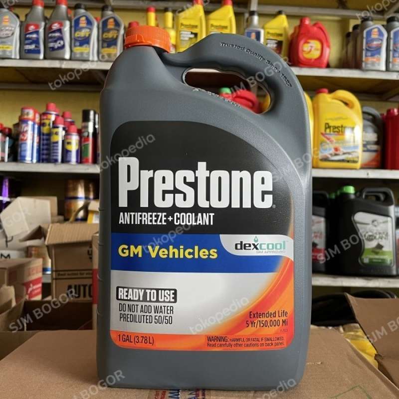 Promo Prestone Antifreeze + Coolant Dexcool Gm Vehicles 3,78 Liter Diskon 33 Di Seller Rizky