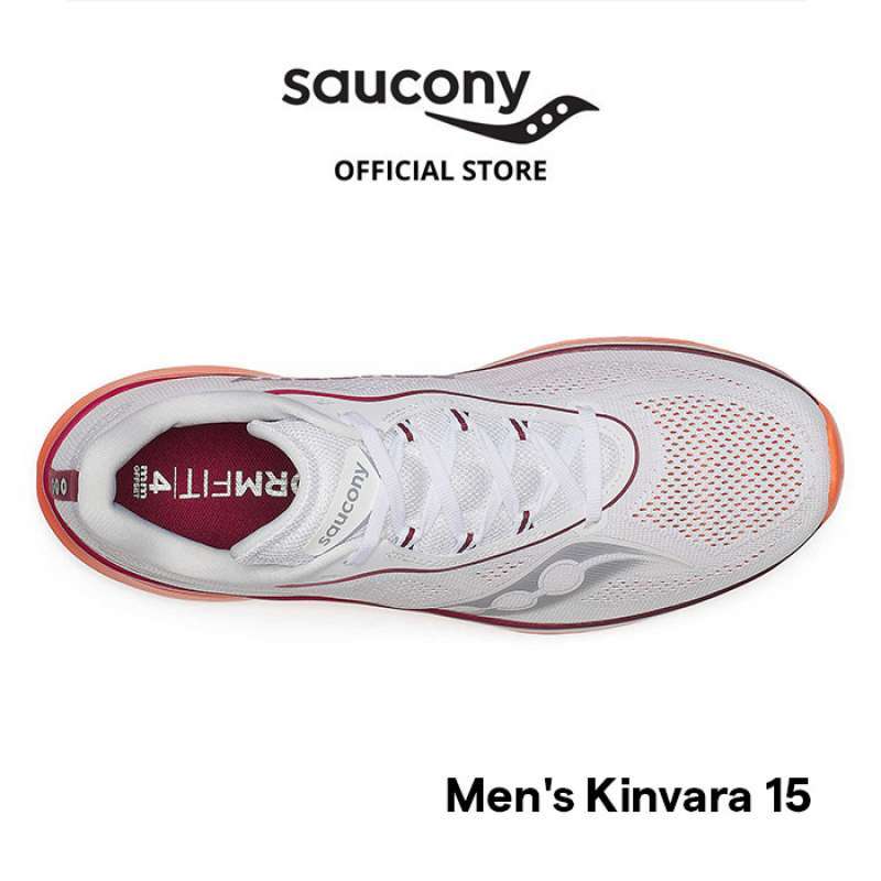 Promo Sepatu Lari Pria Saucony Shoes Kinvara 15 Men White