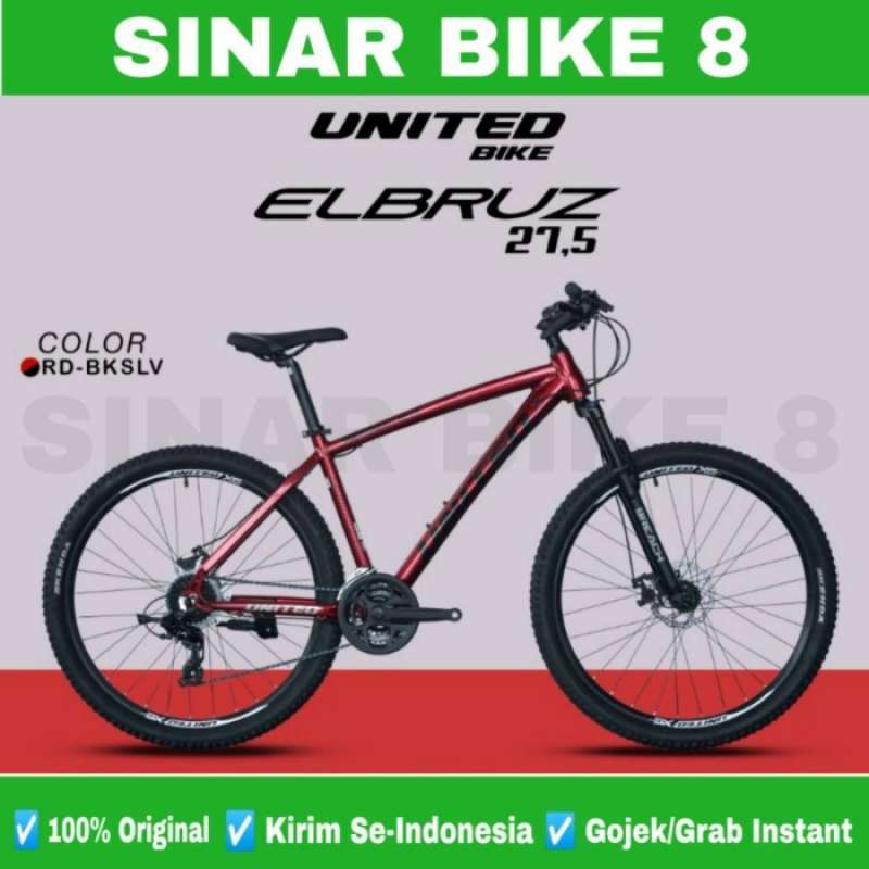 PROMO SEPEDAUNG MTB UNITED ELBRUZ 27.5 INCH ALLOY 21 SPEED