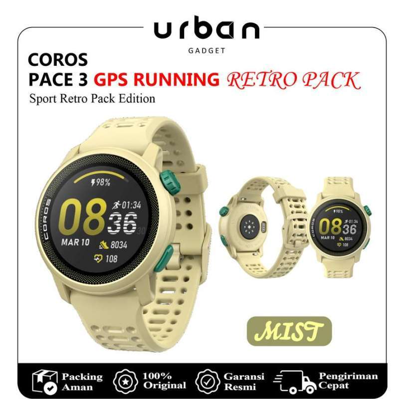 COROS Pace GPS Running Sport Watch Retro Pack Edition