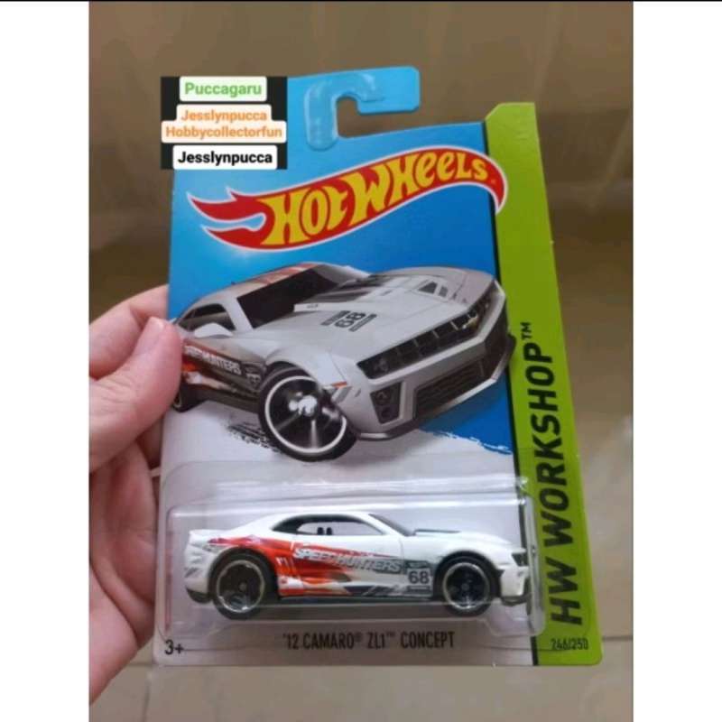 HOT WHEELS 12 CAMARO ZL1 CONCEPT SPEED HUNTER HW WORKSHOP DIECAST MOBIL  BALAP HOTWHEELS RACING RACE CAR KADO MAINAN KOLEKSI ANAK DIECASTER GIFT  TOYS T