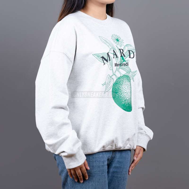 Jual Mardi Mercredi Fruit Green Oatmeal Sweatshirt (100 Jual Mardi Mercredi Fruit Green Oatmeal Sweatshirt (100