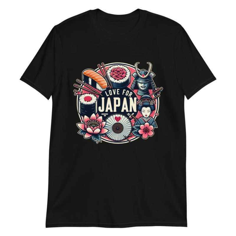 Kaos Tshirt Baju Murah Distro LOVE FOR Tokyo Japan JEPANG SOUVENiR oleh  oleh SUVENiR sablon bordir polos custom indonesia pria wanita keren kata  lucu - Main Image