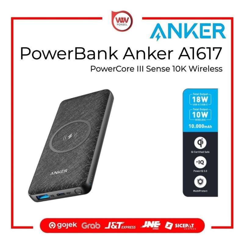 PowerBank A1617 Wireless Anker PowerCore III Sense mAh