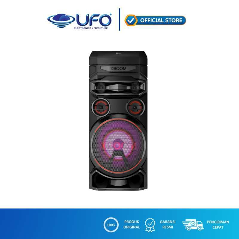 LG XBOOM RNC7 Bluetooth Speaker with Powerful Dolby Audio and Customizable EQ, Featuring Multi-Color RGB Lighting. Perfect for Music Lovers and Parties