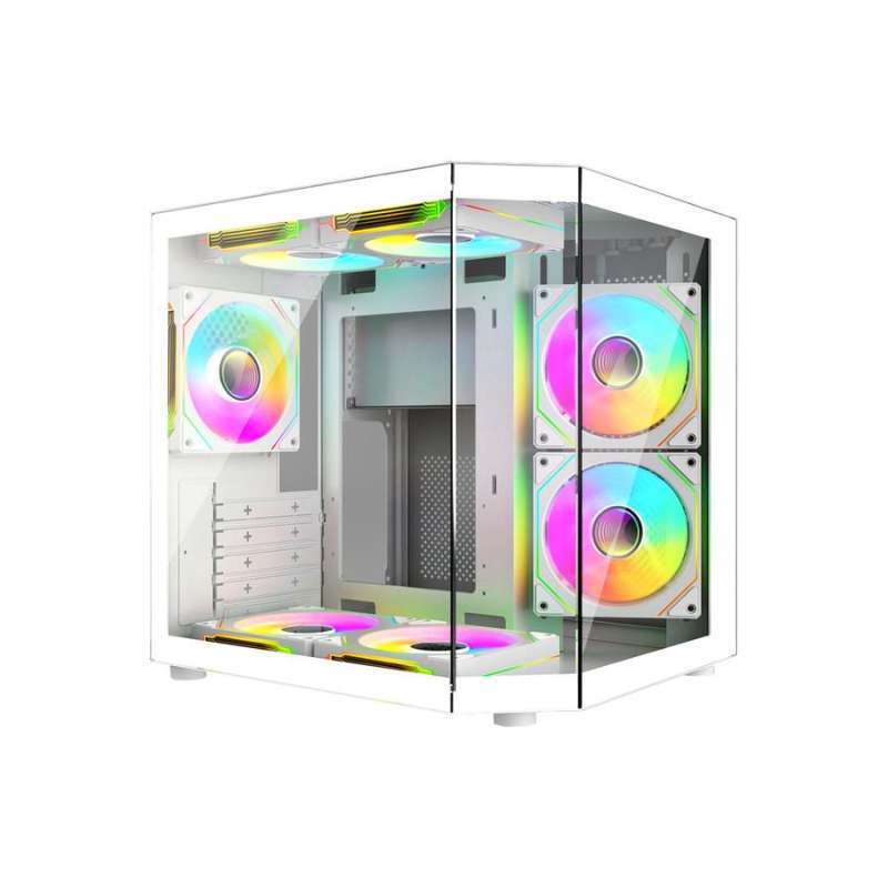 Jual Casing Venom Rx Atom 3d A-rgb M-atx Itx - White Di Seller Blessing ...
