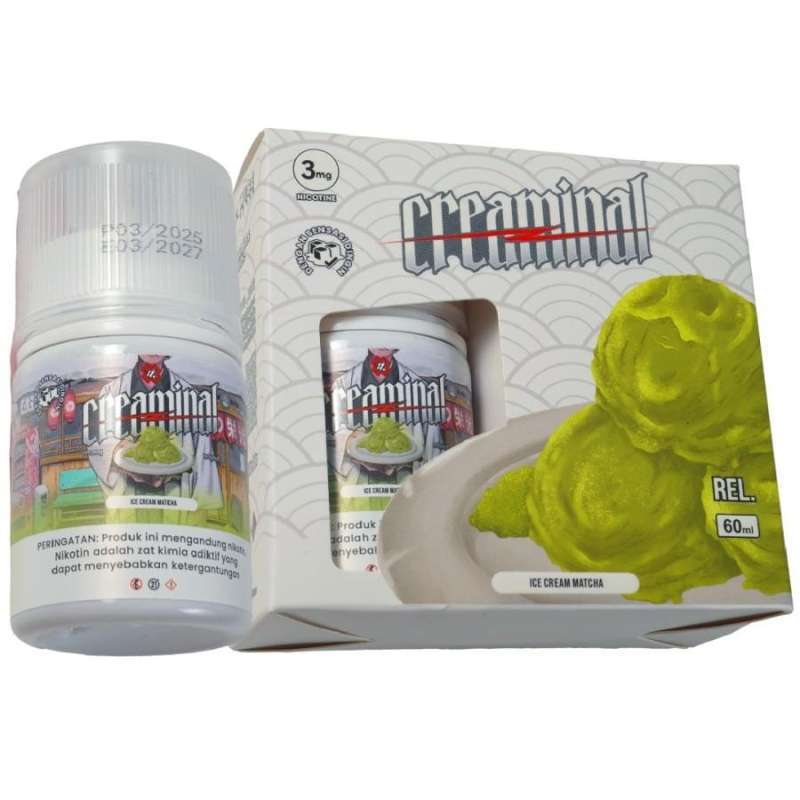 Jual Liquid Vape Creaminal Ice Cream Matcha 60ml By Unwise Di Seller  Vapehan Store - Vapehan Store - Kota Jakarta Timur