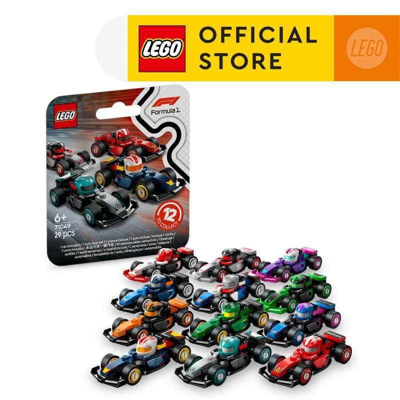 Jual LEGO Minifigures 71049 F1 Collectible Race Cars (29 Pieces
