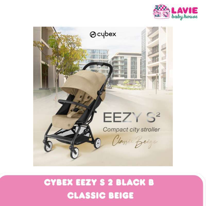 Cybex Eezy S2 Stroller Gold Series – Classic Beige Kereta Bayi Travel  Compact Stylish Lavie Baby House