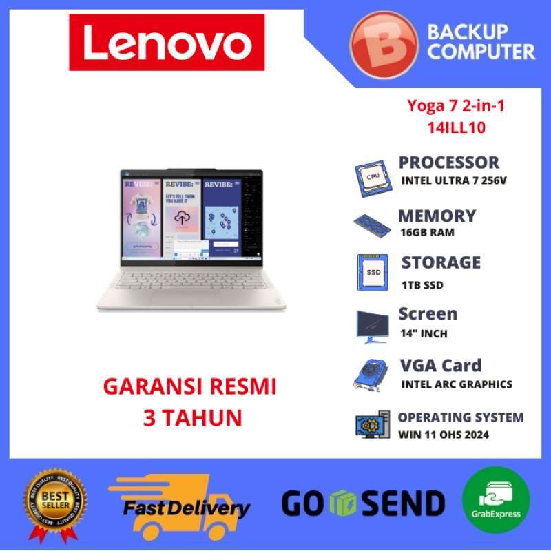 Jual Laptop Lenovo Yoga 2-in-1 14ill10 83jq003wid Intel Ultra