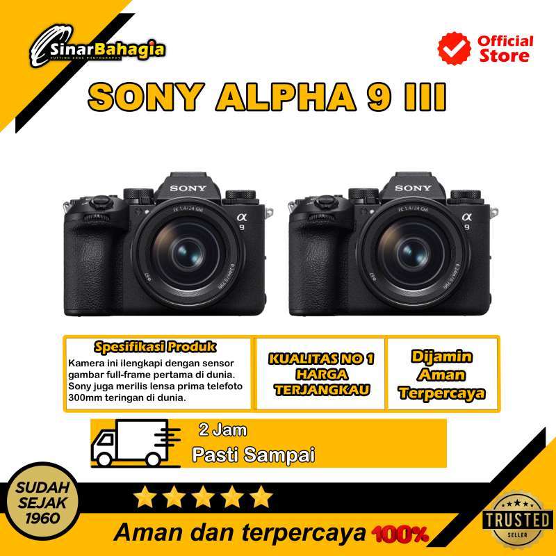 Daftar Harga Sony Alpha Ilce 9 Mirrorless 💯 Original & Spesifikasi ...