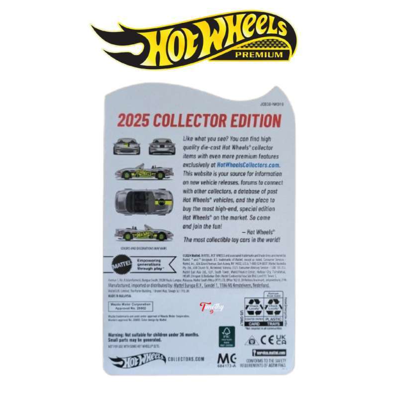 Hot Wheels Zamac 2025 - Mazda Mazdaspeed Miata 2004 - Édition Limitée 1:64 - Neuf