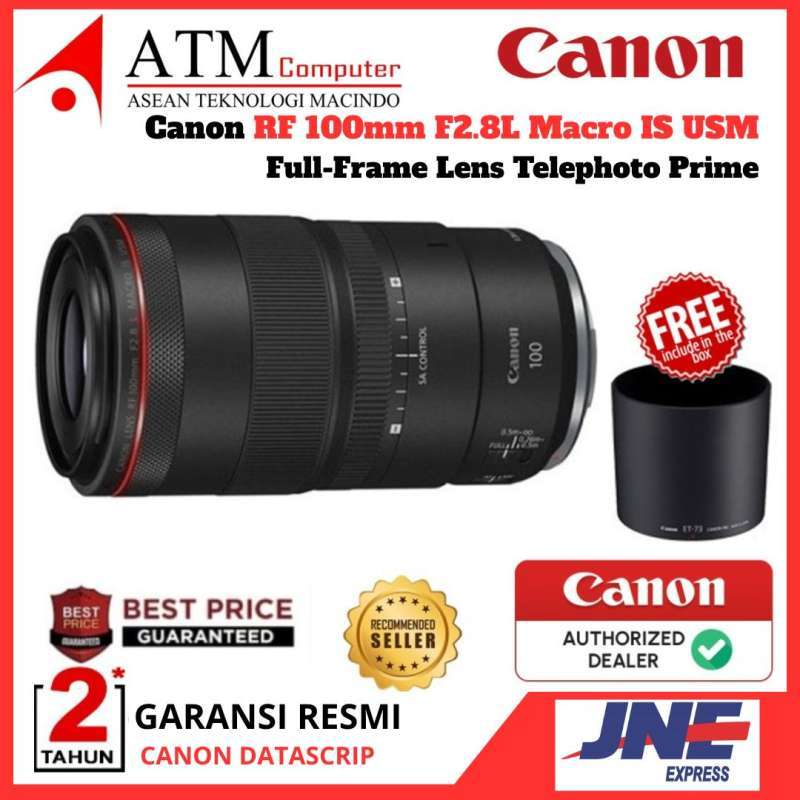 Canon RF 100mm Macro IS USM Lensa RF100mm Garansi Resmi