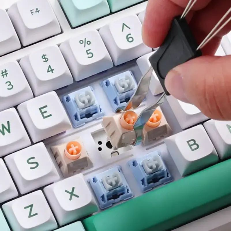 Jual Mchose X75 Mechanical Keyboard Blue, Icy Creamsicle Switch, 75% ...