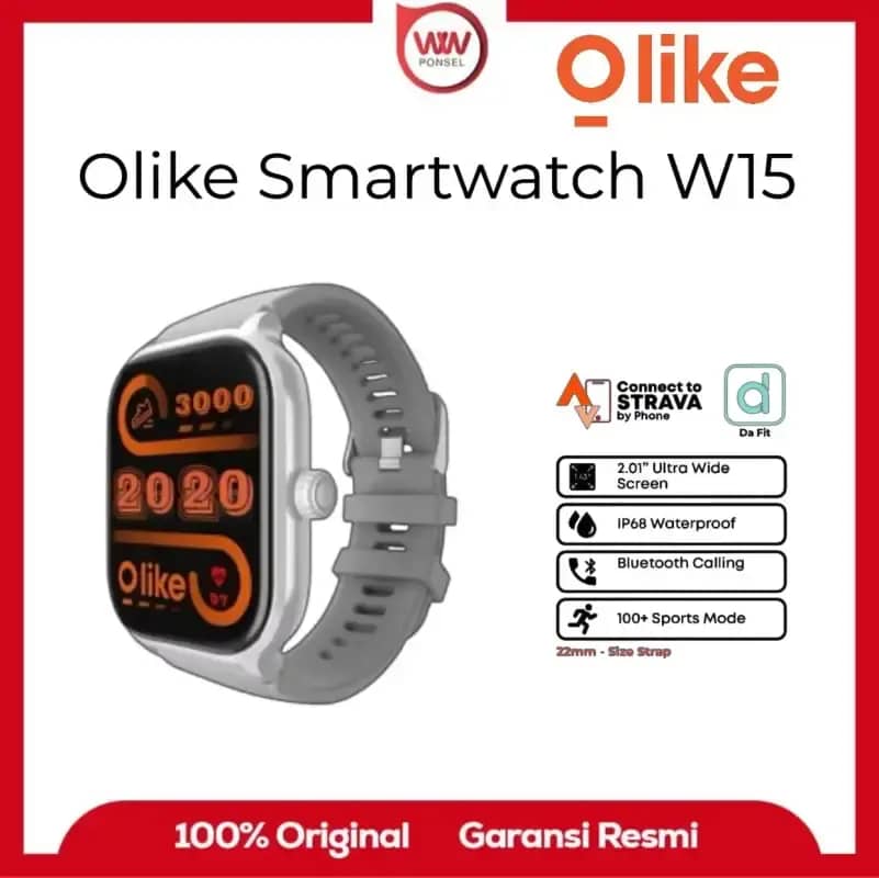 OLIKE FW2 Smartwatch Inch Bluetooth Call Waterproof IP68 Jam  Tangan Pria Wanita Smart Watch Health Sleep Monitoring