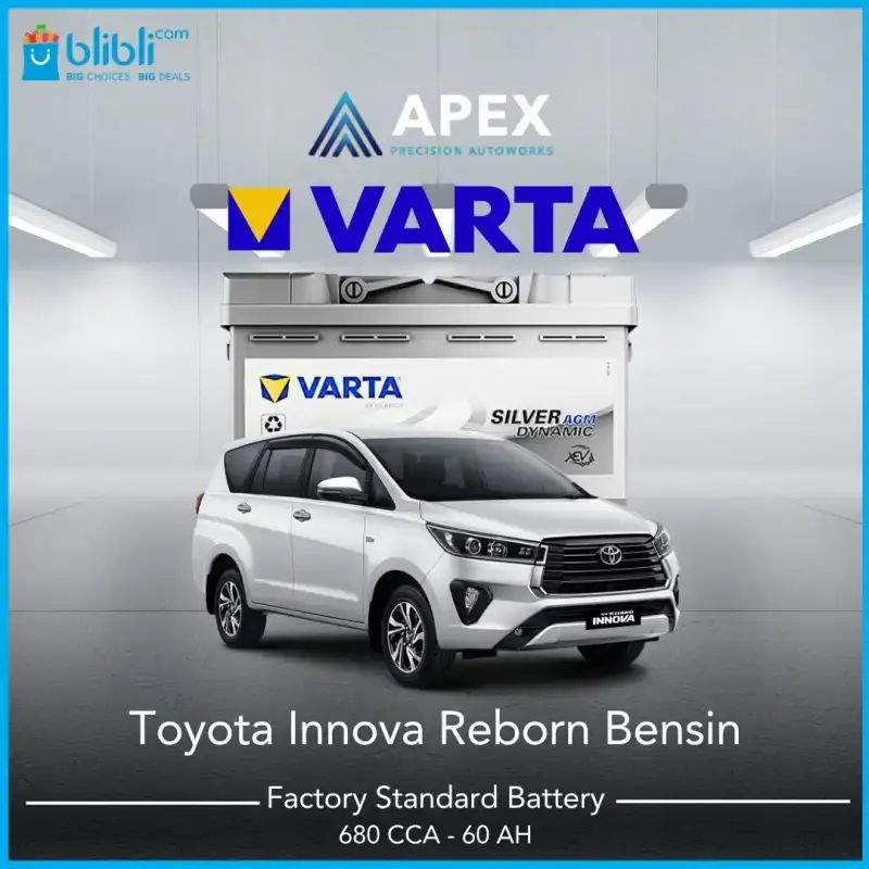 Harga Aki Toyota Innova Reborn Bensin 💯 Terbaru, Spesifikasi, & Kredit ...