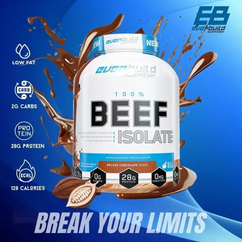 Jual Everbuild Beef Isolate 4 Lbs – Hydrolyzed Beef Protein Isolate ...