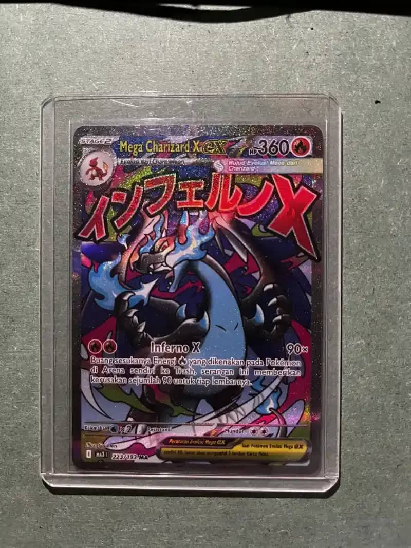 Jual Mega Charizard X Ex 223/193 – Indonesian Version – Full Art