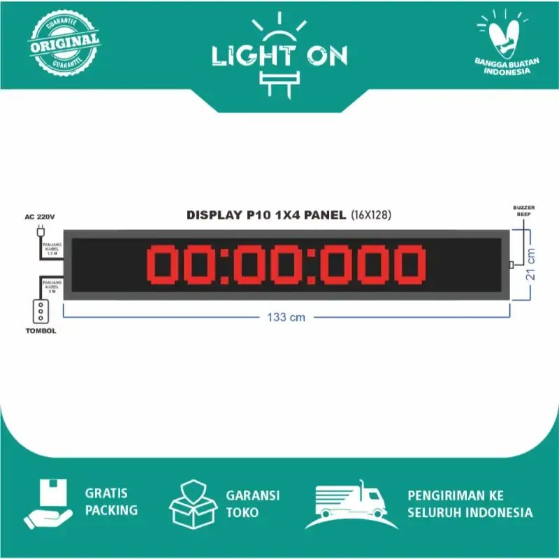 Jual Modul Controller Display Timer Stopwatch Counter Up, Down, No ...