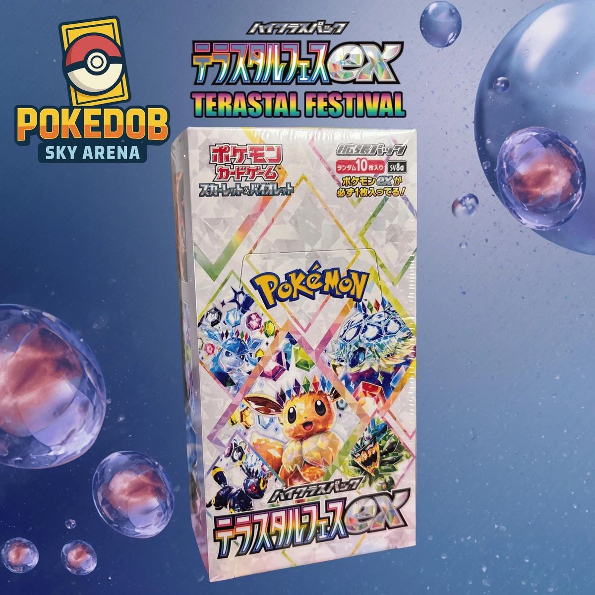 japanese pokemon terastal festival booster box Pokmon sv8a Magikart Cards Inc Catch the crystalline chaos of Terastal Festival ex Pokemon Card Game Scarlet &