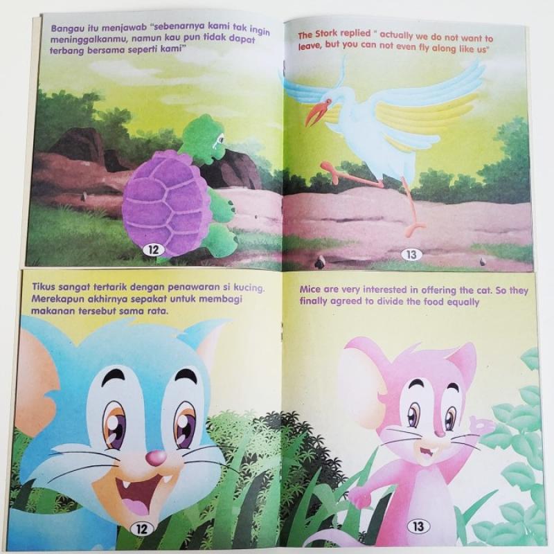 Promo Cerita Anak Seri Dongeng Binatang Bergambar Berwarna 2 Bahasa ...