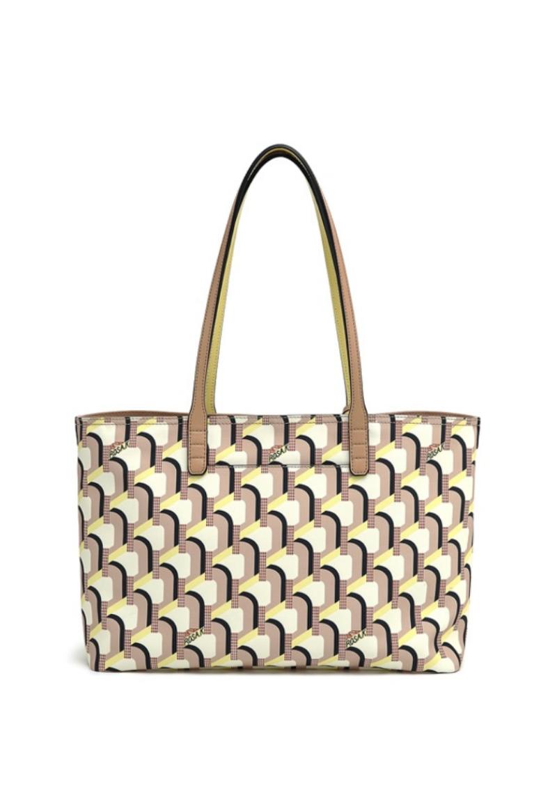 Promo Rosa.k Cabas Monogram Shopper Cream Butter Diskon 25