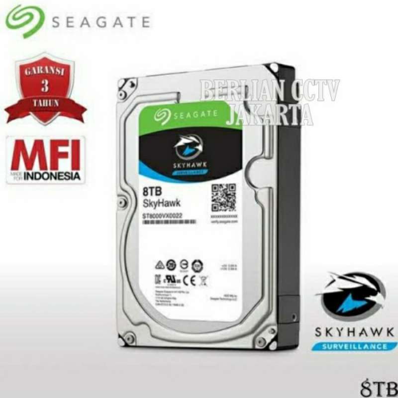 Promo HARDISH SEAGATE SKYHAWK 8TB/ HDD INTERNAL FOR CCTV / PC GARANSI ...