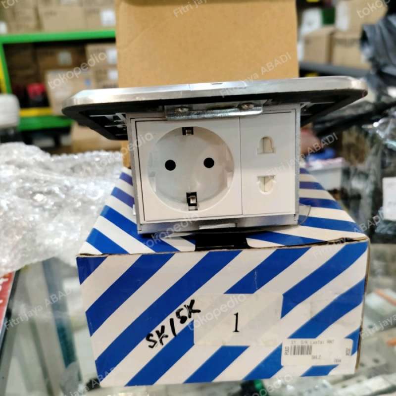 Promo stop kontak lantai polos stopkontak lantai Diskon 23% di Seller