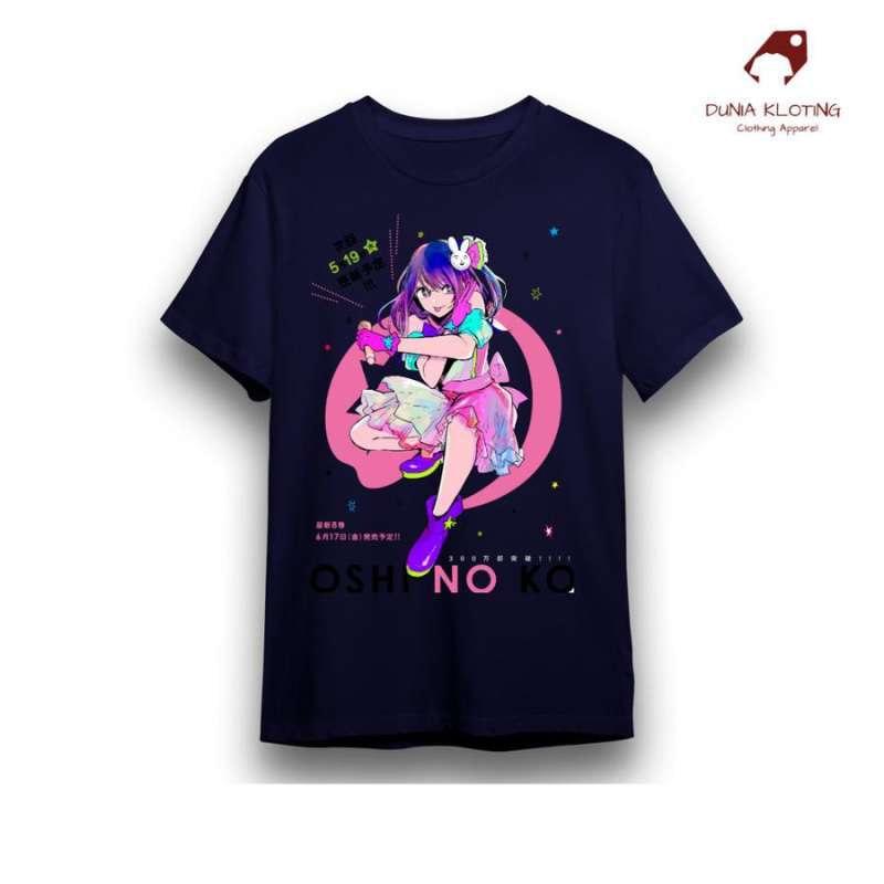 Jual Baju Kaos Tshirt Anime Anak Dewasa BIG SIZE OSHI NO KO Aichan lucu