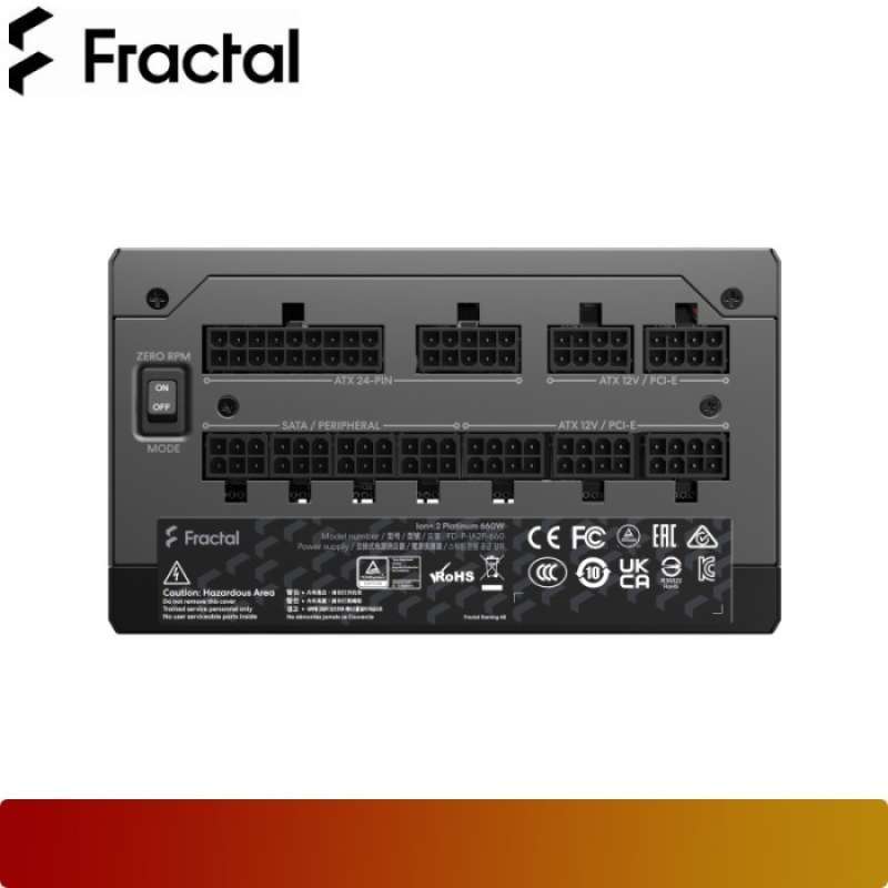 Jual FRACTAL DESIGN Ion+ 2 Platinum 760W | 760W 80+ Platinum Fully ...
