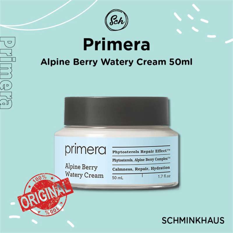 Jual Primera Alpine Berry Watery Cream & Primera Alpine Berry Watery