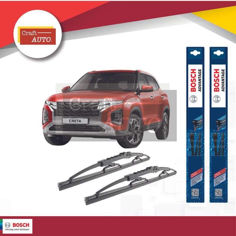 Promo Wiper Mobil Hyundai Creta Sepasang Bosch Advantage Diskon 70 di Seller Craft Auto Craft