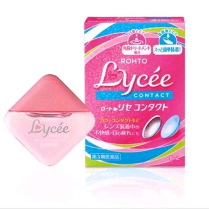 Jual Rohto Lycee Contact Lens Lycee Softflens Eyedrop (Tetes Mata untuk