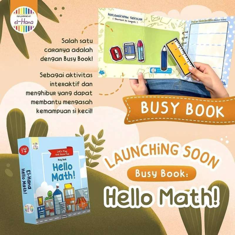 Jual El-hana Busy Book Hello Math - El-hana Busy Book Matematika ...