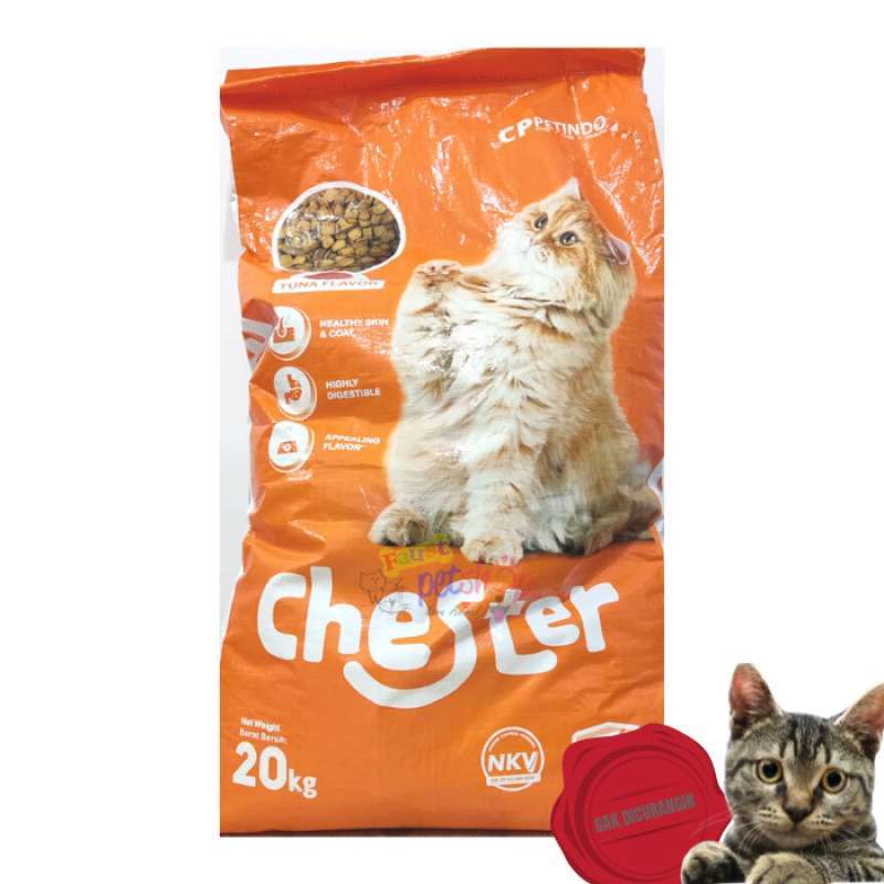 Promo Chester Tuna 20 Kg No Pork Makanan Kucing Kering Cat Dry Food