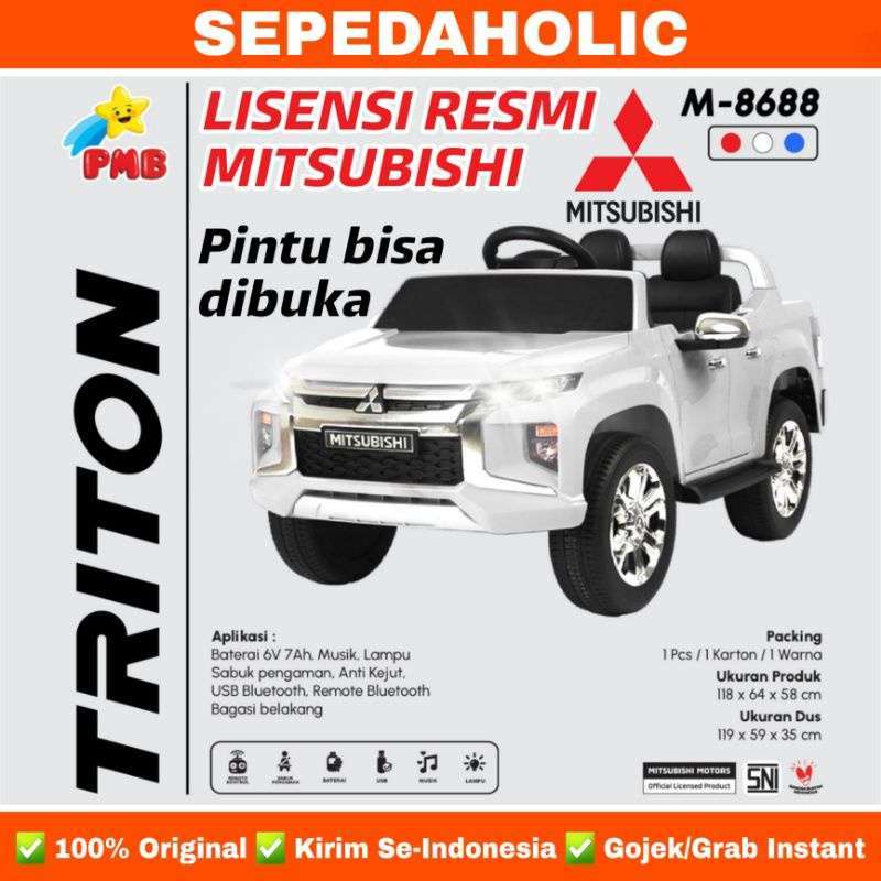 Promo Mobil Mobilan Aki Pmb M 8688 Triton Lisensi Resmi Mitsubishi