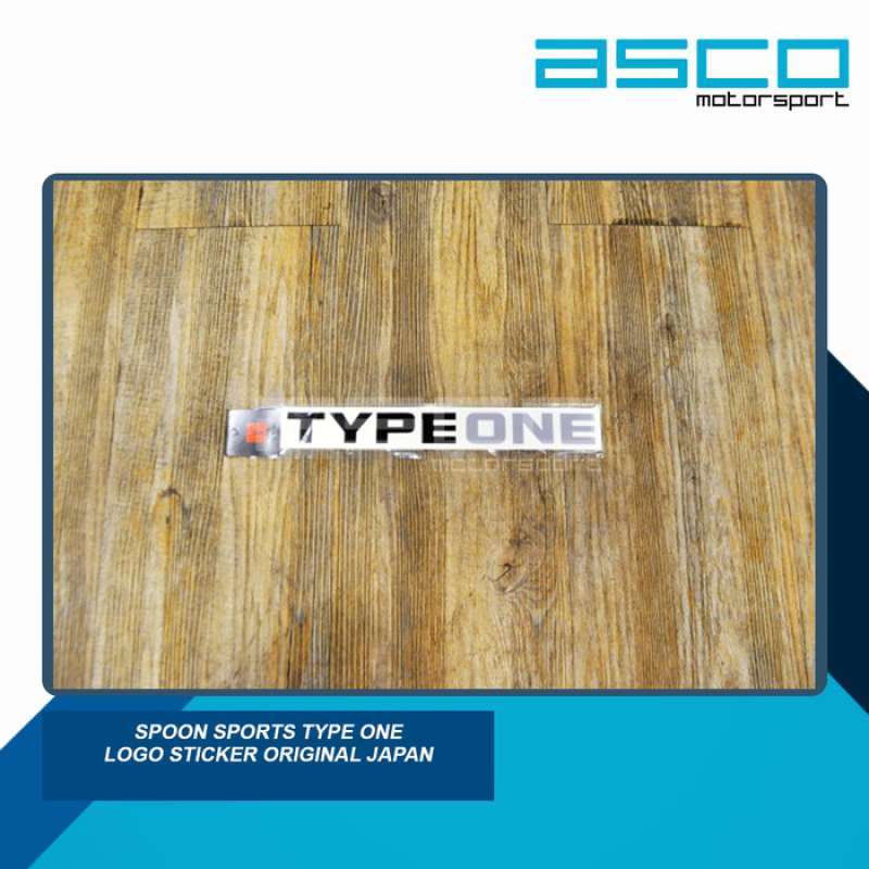 Jual Spoon Sports Type One Logo Sticker Original Japan di Seller