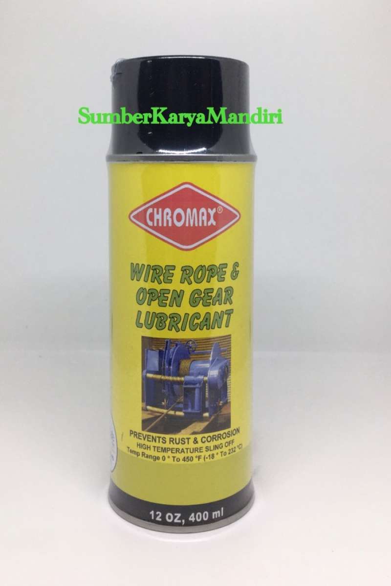 Promo Wire Rope Lubricant Spray Chromax Diskon 23 di Seller Platinum Storee Kalibata, Kota