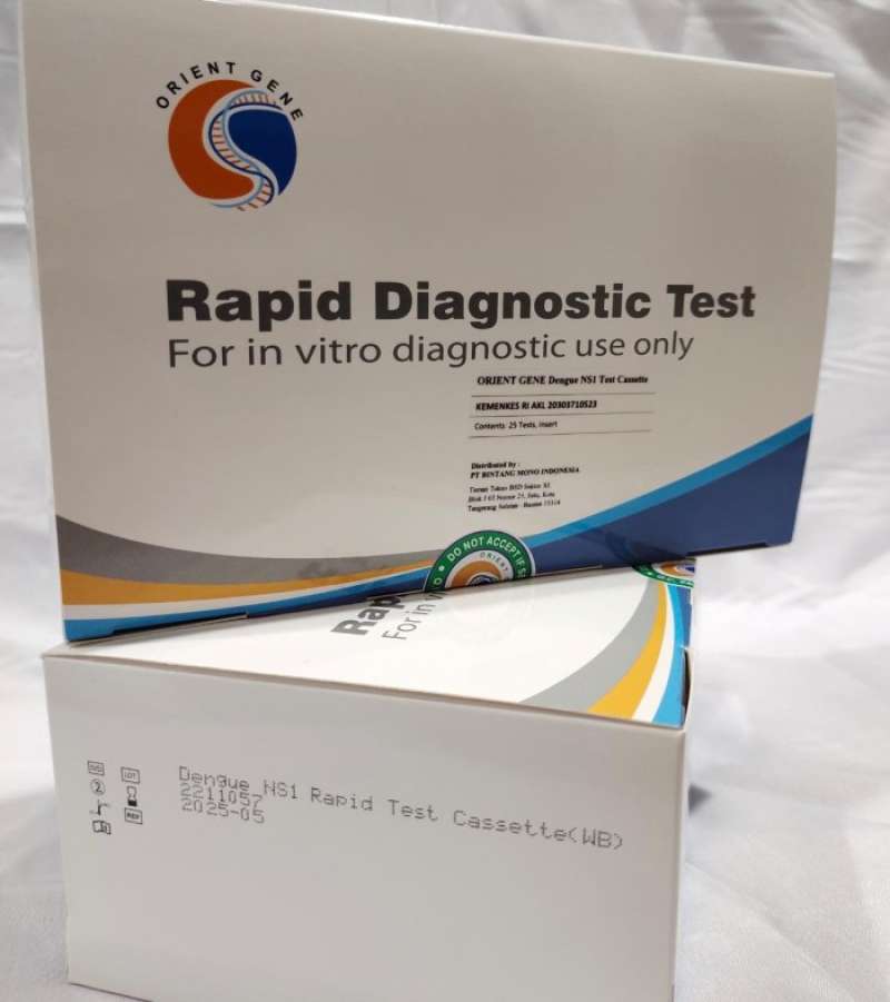 Jual Dengue Ns1 Orient Gene Dengue Ns 1 Device Cassette Isi 25 Test ...