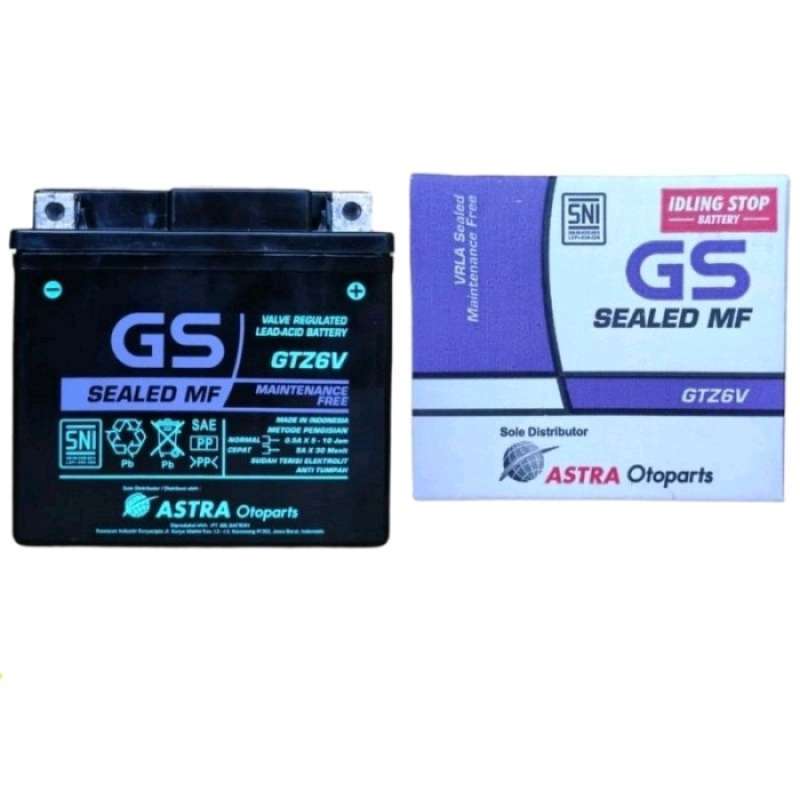 Promo AKI MOTOR HONDA VARIO 150 CC GS ASTRA GTZ6V ORINAL AKI KERING