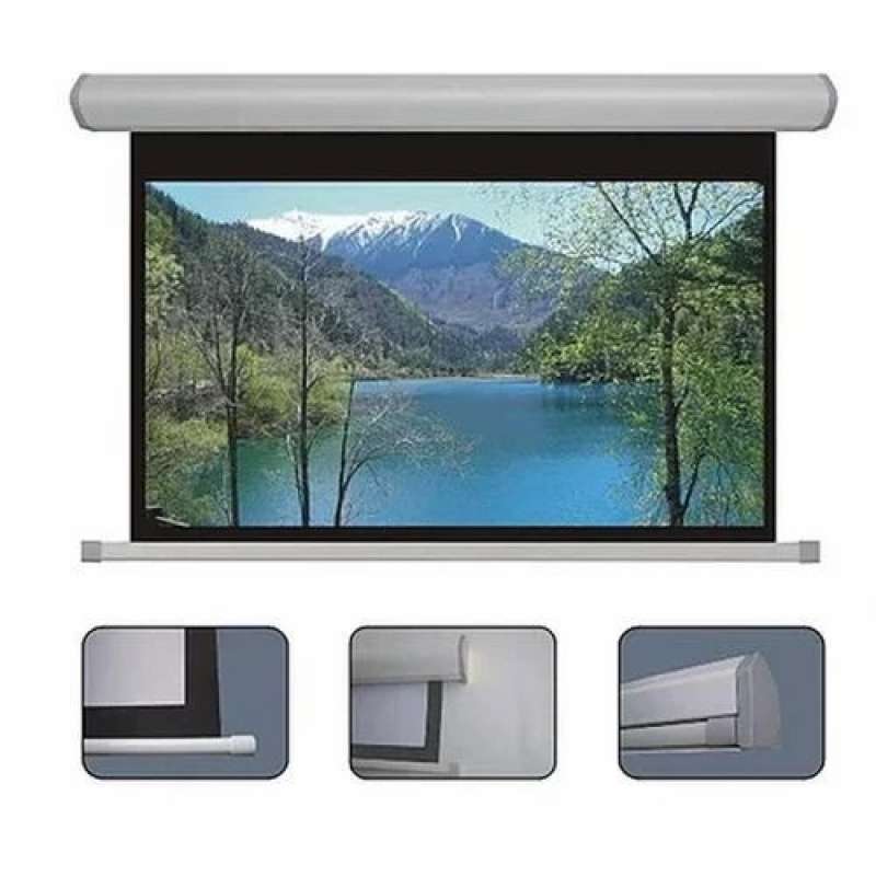 Promo Projector Screen Brite Motorized 96 DMR2424 Proyektor screen ...