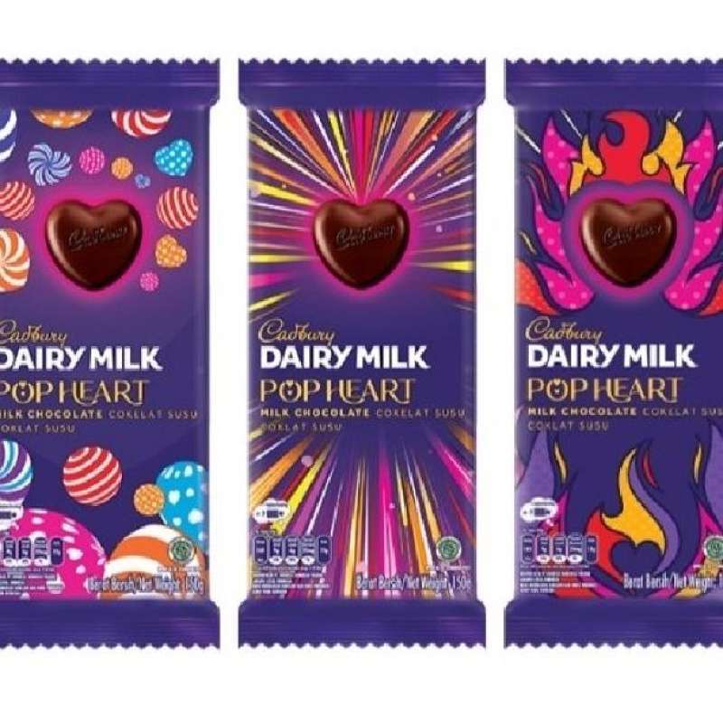 Jual Cadbury Dairy Milk Pop Heart 150g di Seller Rumah Rasa Store Pegangsaan Dua, Kota Jakarta