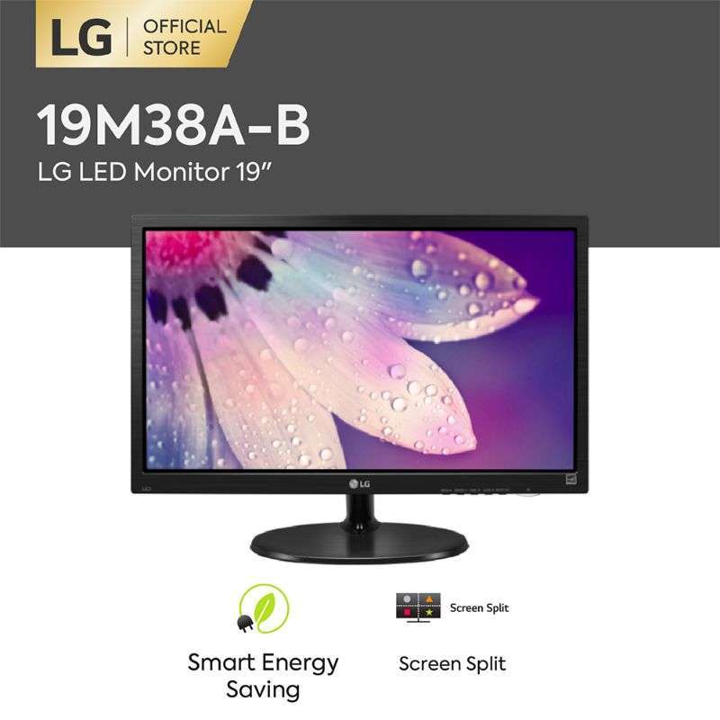 Promo Lg 19m38a 19 Inch Monitor Led Diskon 51% Di Seller Blibli (laptop ...
