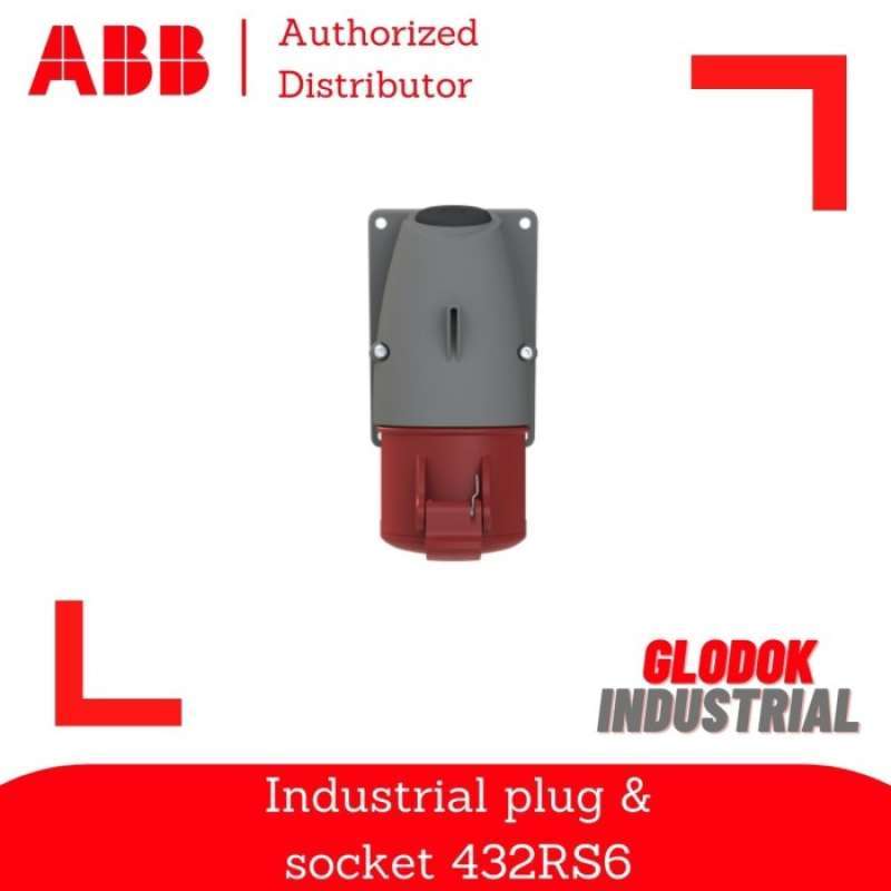 Promo ABB WALL MOUNT SOCKET 3P+N+E 32A IP44 380-415V 432RS6 ...