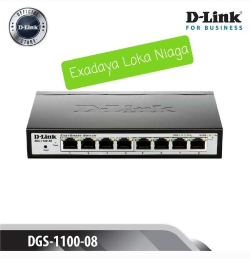 Promo Dlink DGS110008 , 8 Port Gigabit Lite Smart Managed Switch