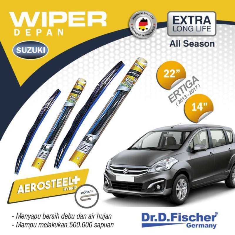 Jual Set Wiper Ertiga 20132017 Ukuran 22 14 Hybrid Dr.d.fischer Di