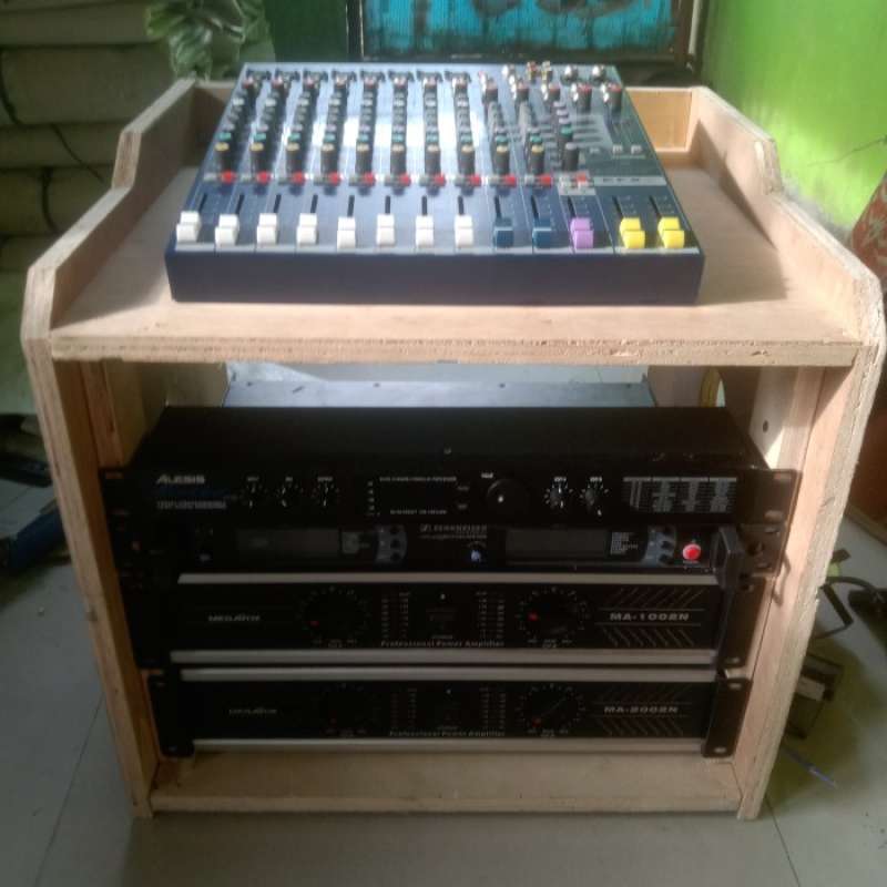 Promo Rak Power Mixer Audio 8u.rak Power Amplifier . Potongan Bahan