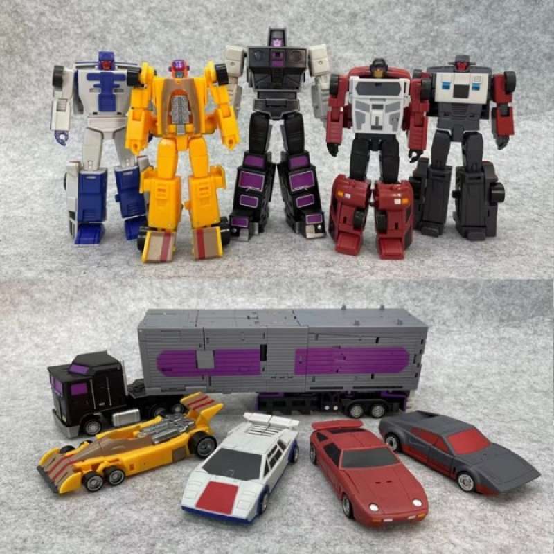 Promo Deformed Automan BW-001-002-003 - Transformers G1 Menasor ...