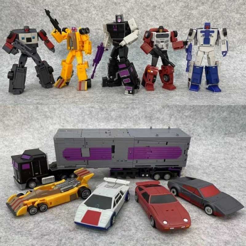 Promo Deformed Automan BW-001-002-003 - Transformers G1 Menasor ...