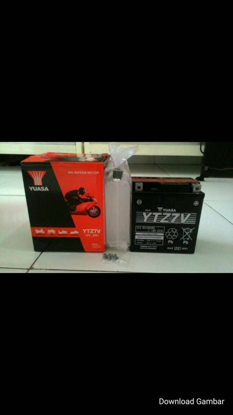 Promo Jual Aki Motor Yamaha Nmax Ytz7V Yuasa Diskon 17% di Seller